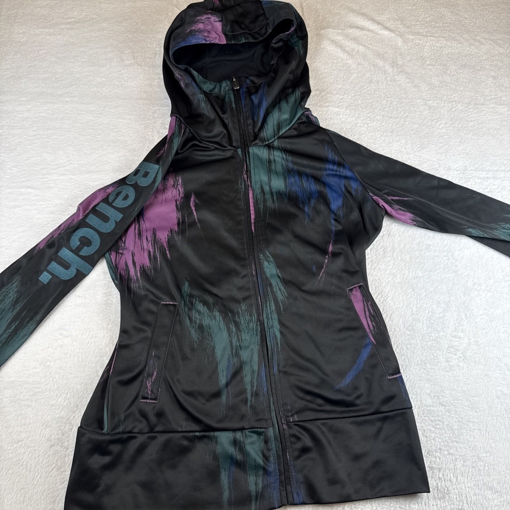 Women's Bench Black/ Pink Full Zip‎ Jacket Size Medium